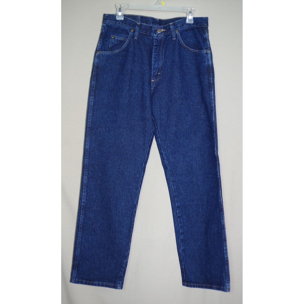 Wrangler Hero Five Star Men's 32x30 Regular Fit Dark Wash Jeans Denim 96501MR
